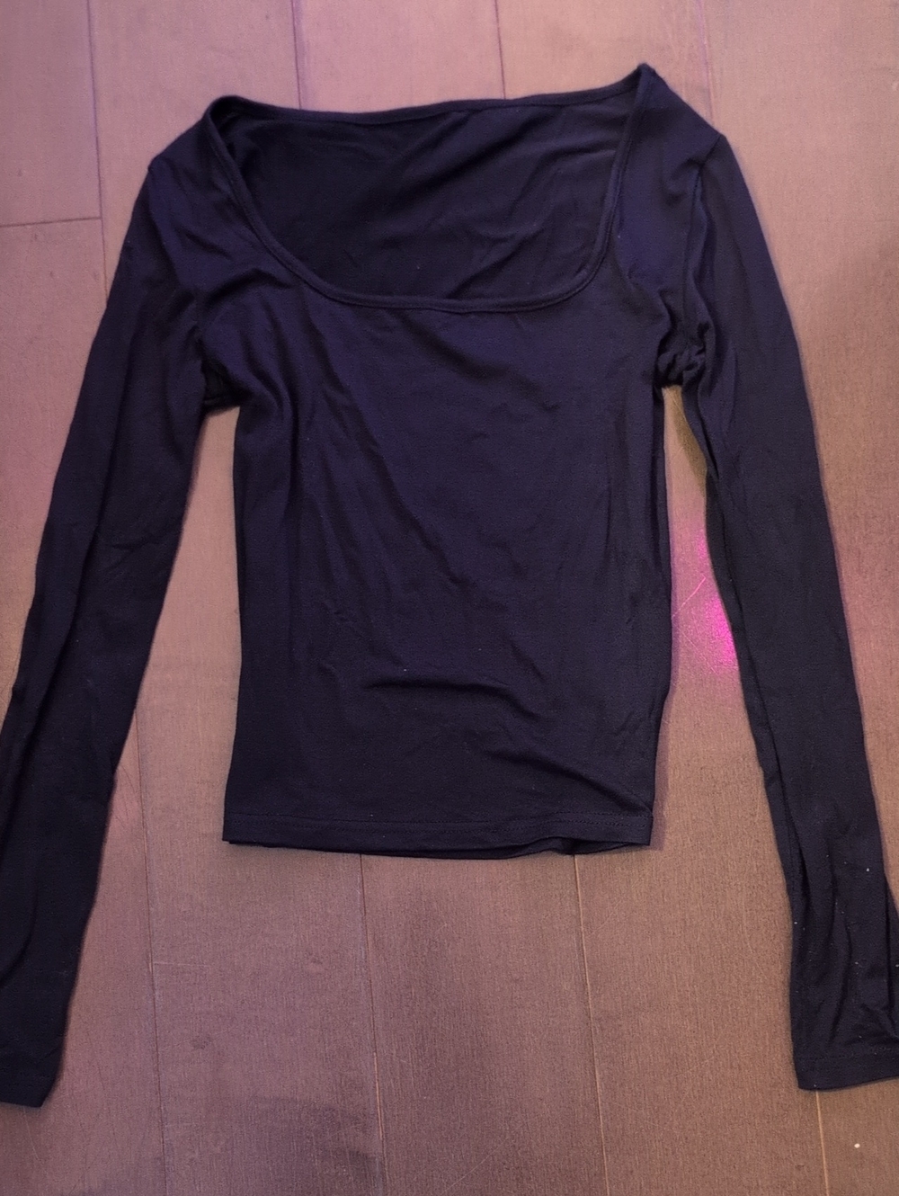 H&M Black Long-Sleeve Top